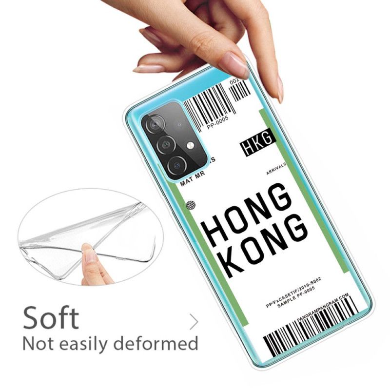 Coque Samsung Galaxy A32 5g Boarding Pass To Hong Kong