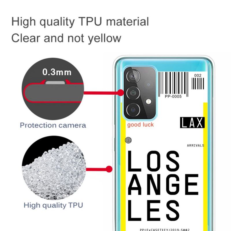 Coque Samsung Galaxy A32 5g Boarding Pass To Los Angeles