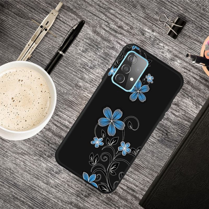 Coque Samsung Galaxy A32 5g Fleurs Bleues