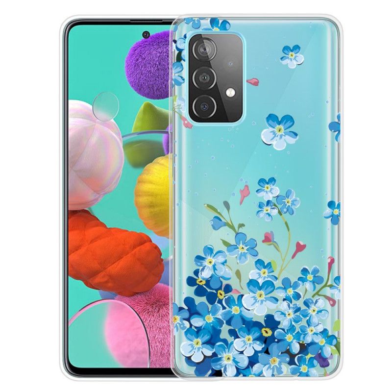 Coque Samsung Galaxy A32 5g Fleurs Bleues