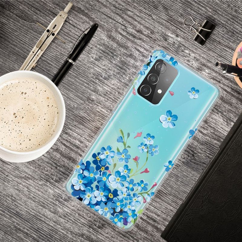 Coque Samsung Galaxy A32 5g Fleurs Bleues