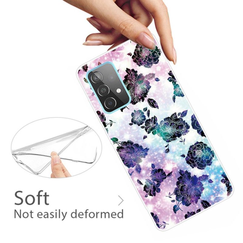 Coque Samsung Galaxy A32 5g Fleurs Vintage Colorées
