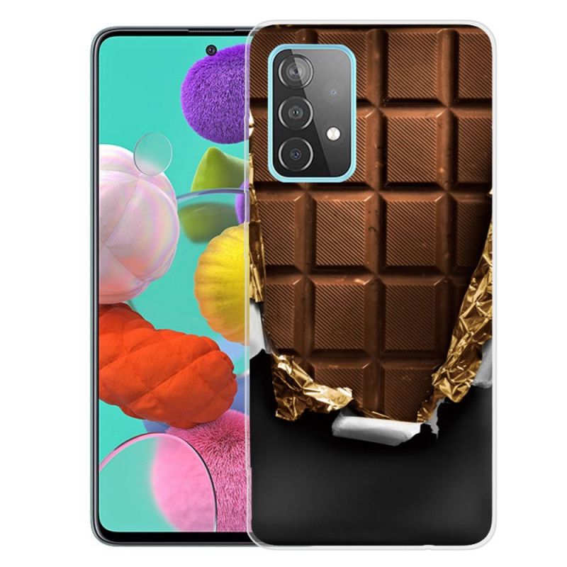 Coque Samsung Galaxy A32 5g Flexible Chocolat