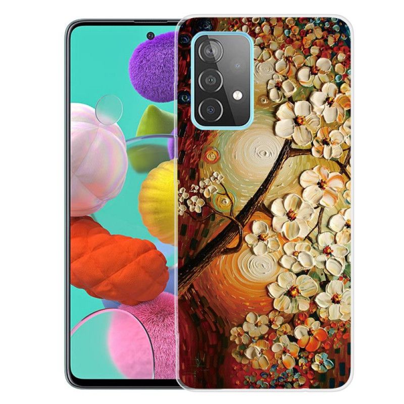 Coque Samsung Galaxy A32 5g Flexible Fleurs