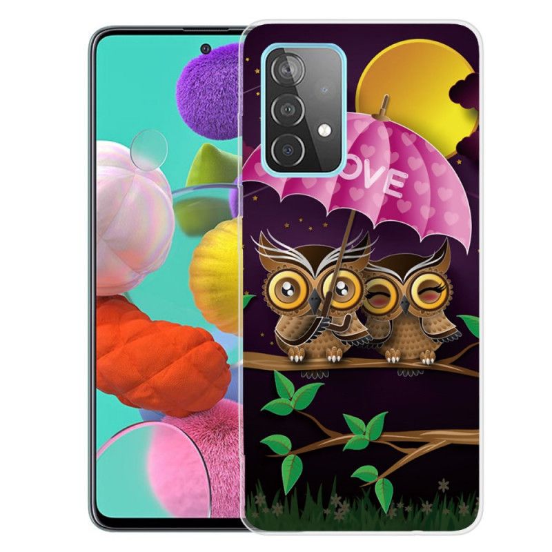 Coque Samsung Galaxy A32 5g Flexible Love Hiboux