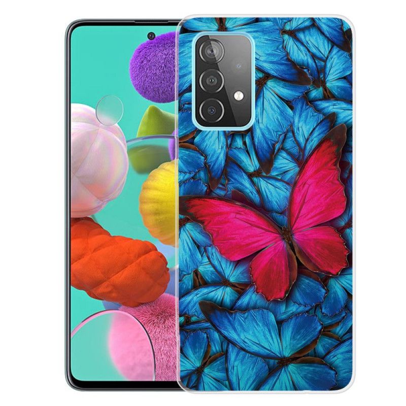 Coque Samsung Galaxy A32 5g Flexible Papillons