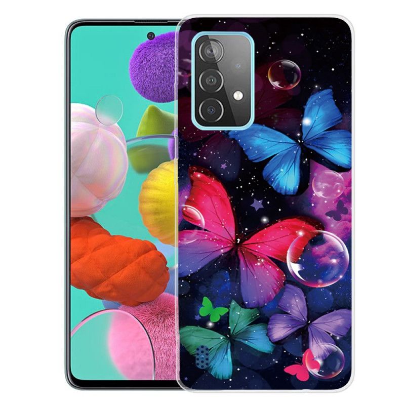 Coque Samsung Galaxy A32 5g Flexible Papillons