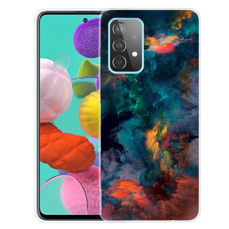 Coque Samsung Galaxy A32 5g Nuages Colorés