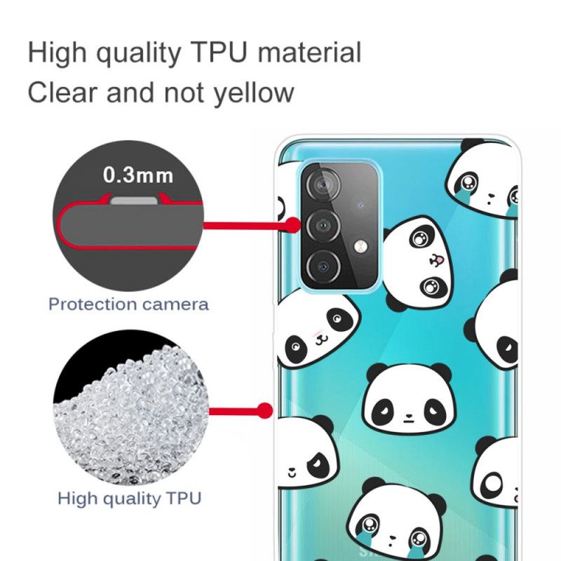 Coque Samsung Galaxy A32 5g Pandas Sentimentaux