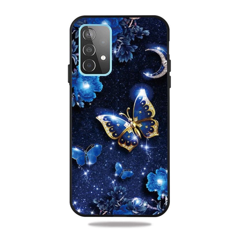 Coque Samsung Galaxy A32 5g Papillon La Nuit