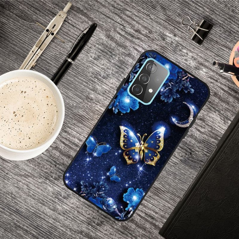 Coque Samsung Galaxy A32 5g Papillon La Nuit