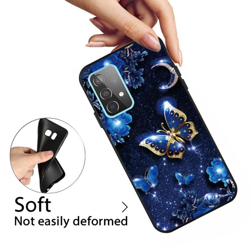 Coque Samsung Galaxy A32 5g Papillon La Nuit