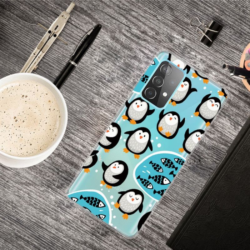 Coque Samsung Galaxy A32 5g Pingouins Et Poissons