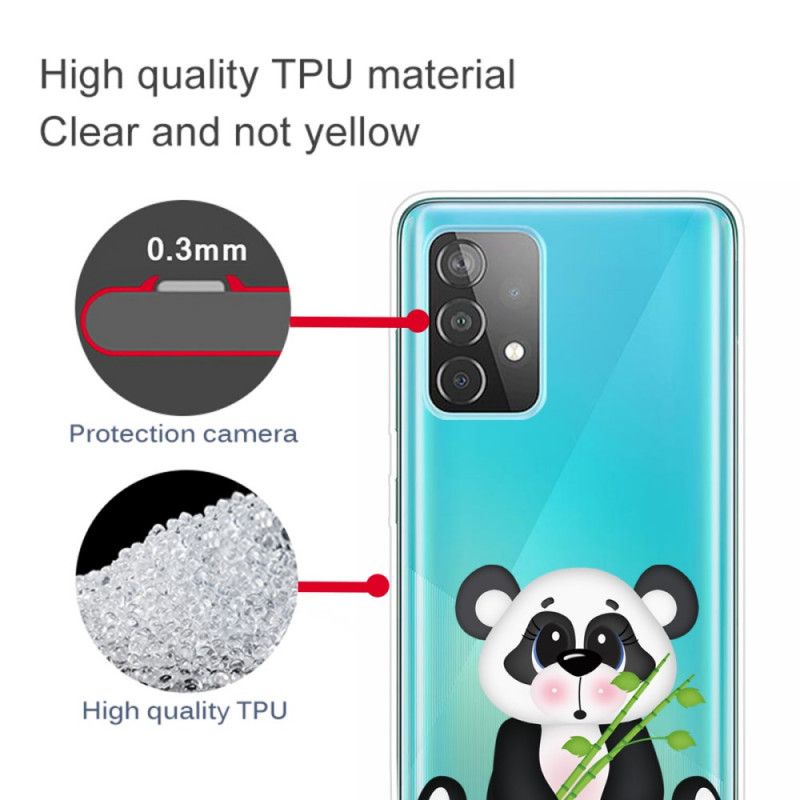 Coque Samsung Galaxy A32 5g Transparente Panda Triste