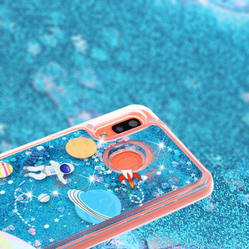 Coque Samsung Galaxy A40 Astronaute Paillettes