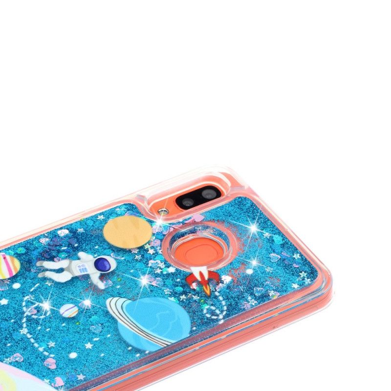 Coque Samsung Galaxy A40 Astronaute Paillettes