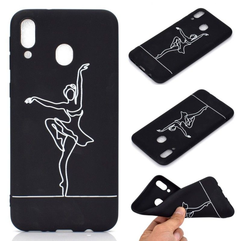 Coque Samsung Galaxy A40 Ballerine Art