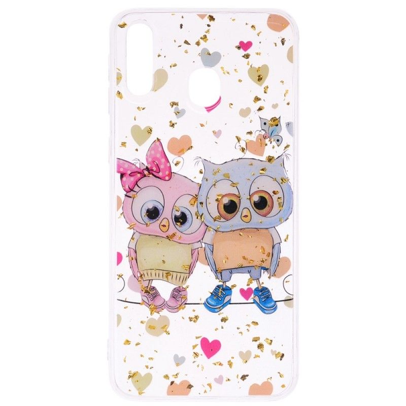 Coque Samsung Galaxy A40 Hiboux Cutes