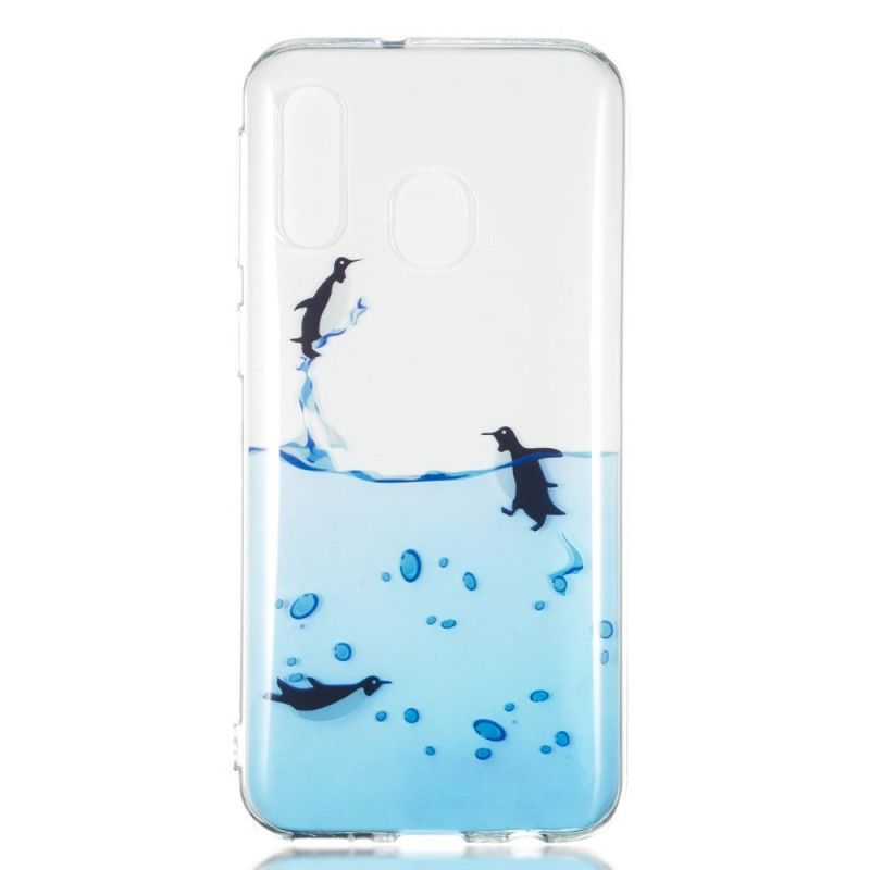 Coque Samsung Galaxy A40 Jeu De Pingouins