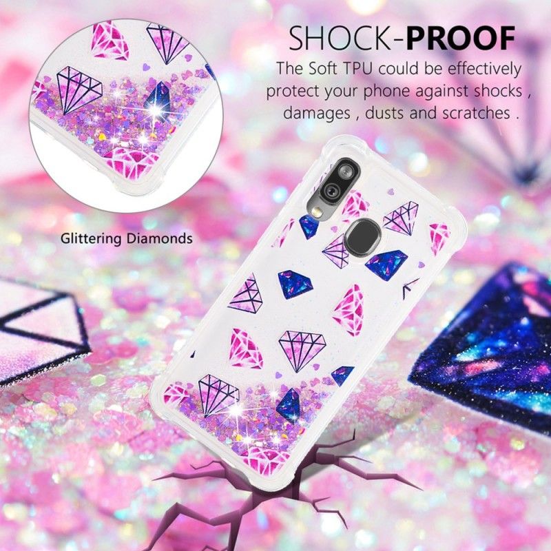 Coque Samsung Galaxy A40 Jewels Diamonds