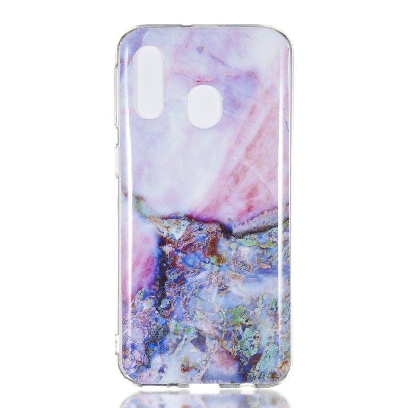 Coque Samsung Galaxy A40 Marbre Multicolore