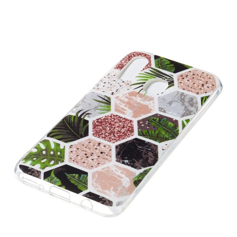 Coque Samsung Galaxy A40 Paillettes Ruches Et Herbes