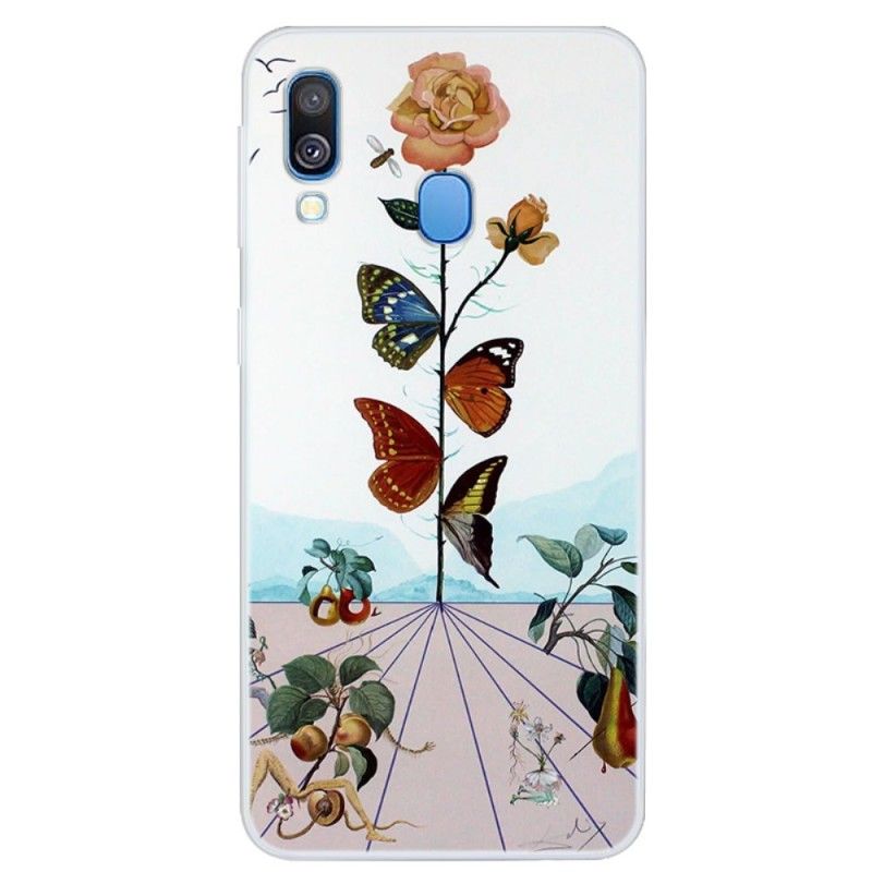 Coque Samsung Galaxy A40 Papillons De La Nature