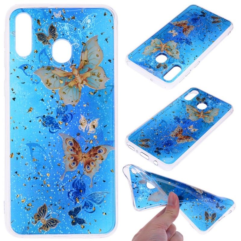 Coque Samsung Galaxy A40 Papillons De Nuit