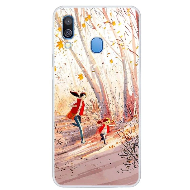 Coque Samsung Galaxy A40 Paysage D'automne