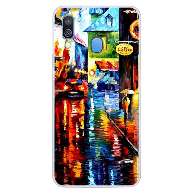 Coque Samsung Galaxy A40 Peinture De Café