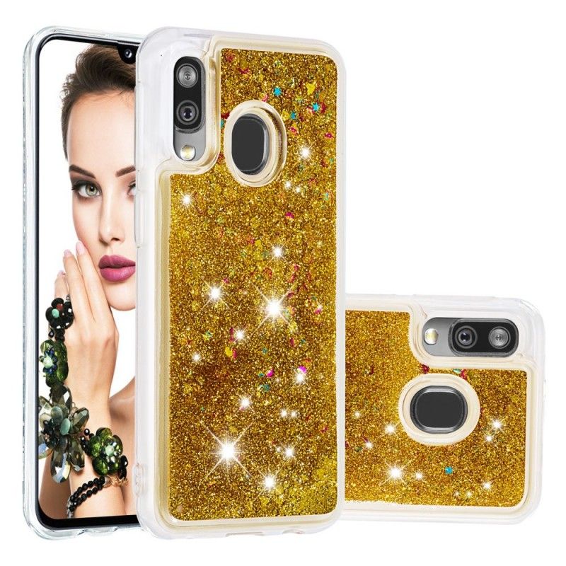 Coque Samsung Galaxy A40 Poudre De Paillettes