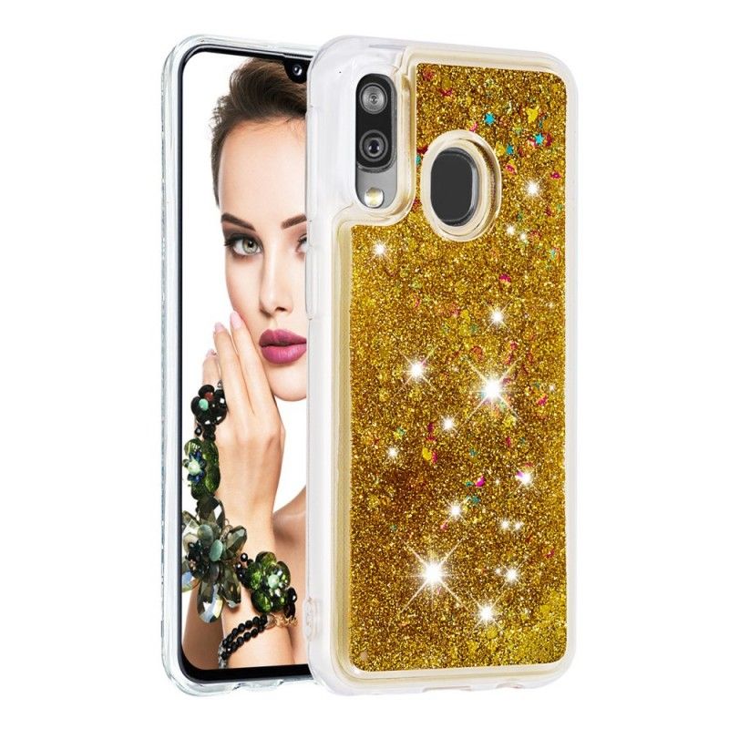 Coque Samsung Galaxy A40 Poudre De Paillettes