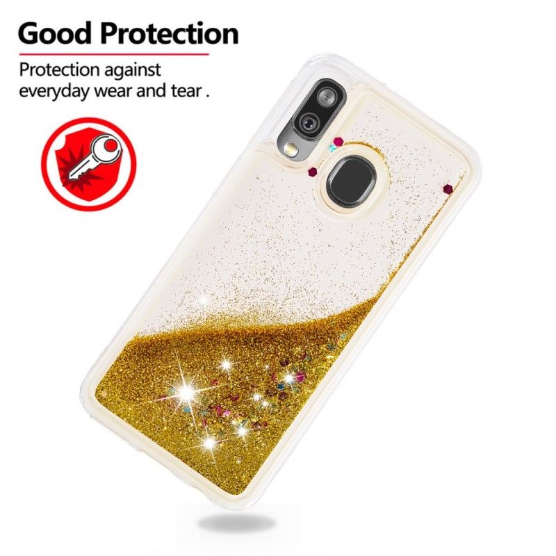 Coque Samsung Galaxy A40 Poudre De Paillettes