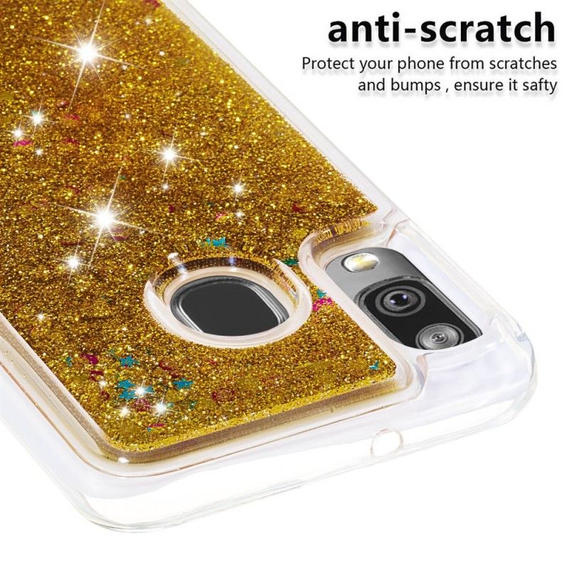 Coque Samsung Galaxy A40 Poudre De Paillettes