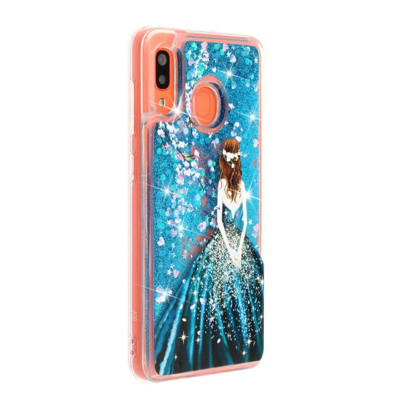 Coque Samsung Galaxy A40 Princesse Paillettes