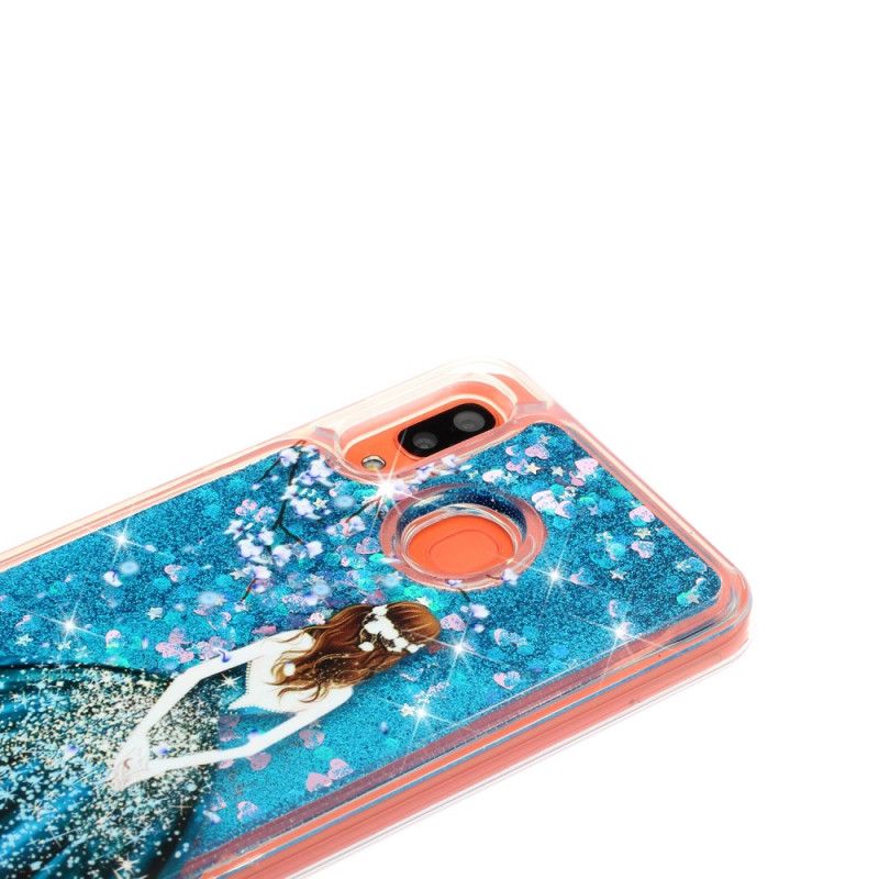 Coque Samsung Galaxy A40 Princesse Paillettes