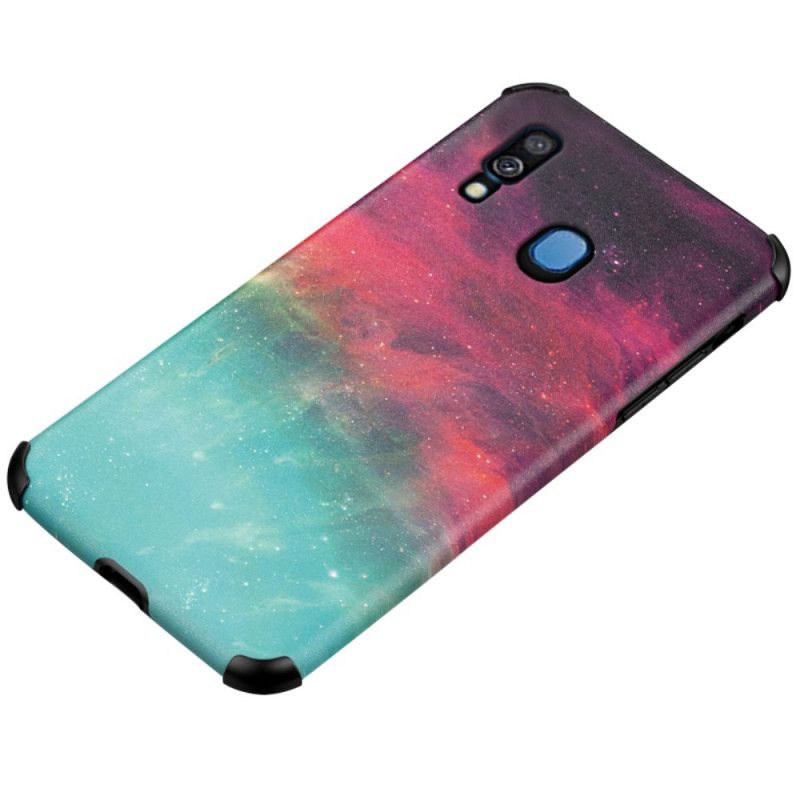 Coque Samsung Galaxy A40 Silicone Et Effet Cuir Astrale