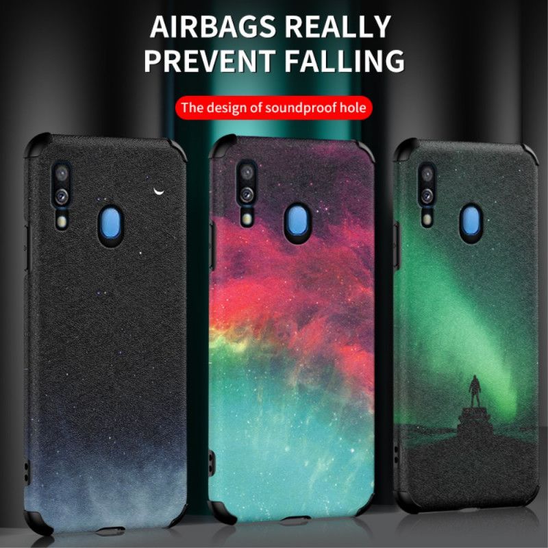 Coque Samsung Galaxy A40 Silicone Et Effet Cuir Astrale