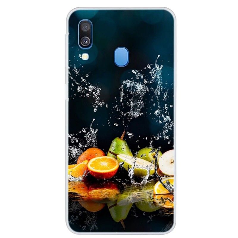 Coque Samsung Galaxy A40 Splash D'agrumes