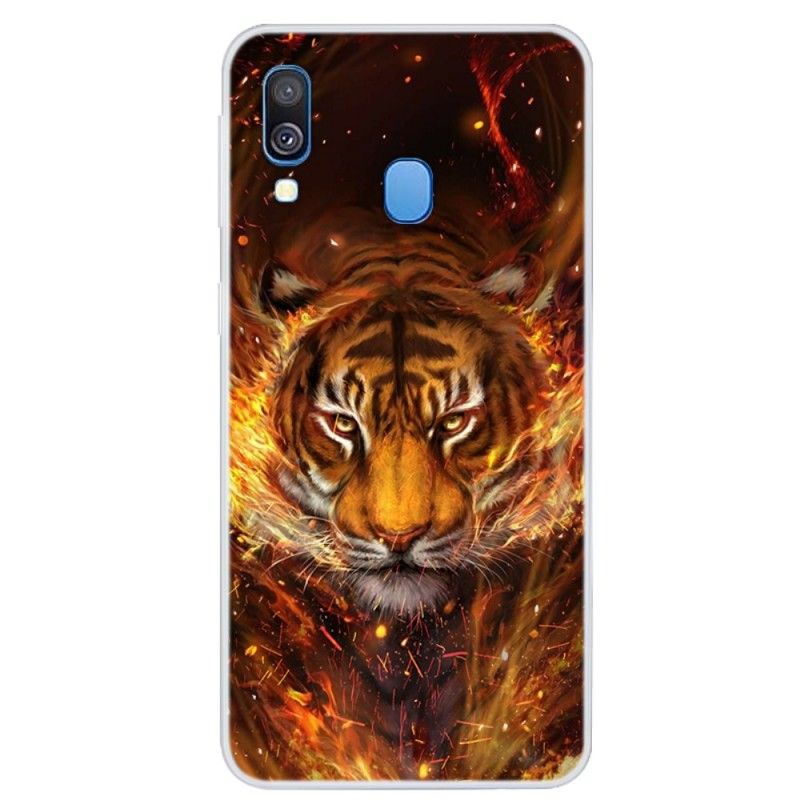 Coque Samsung Galaxy A40 Tigre De Feu