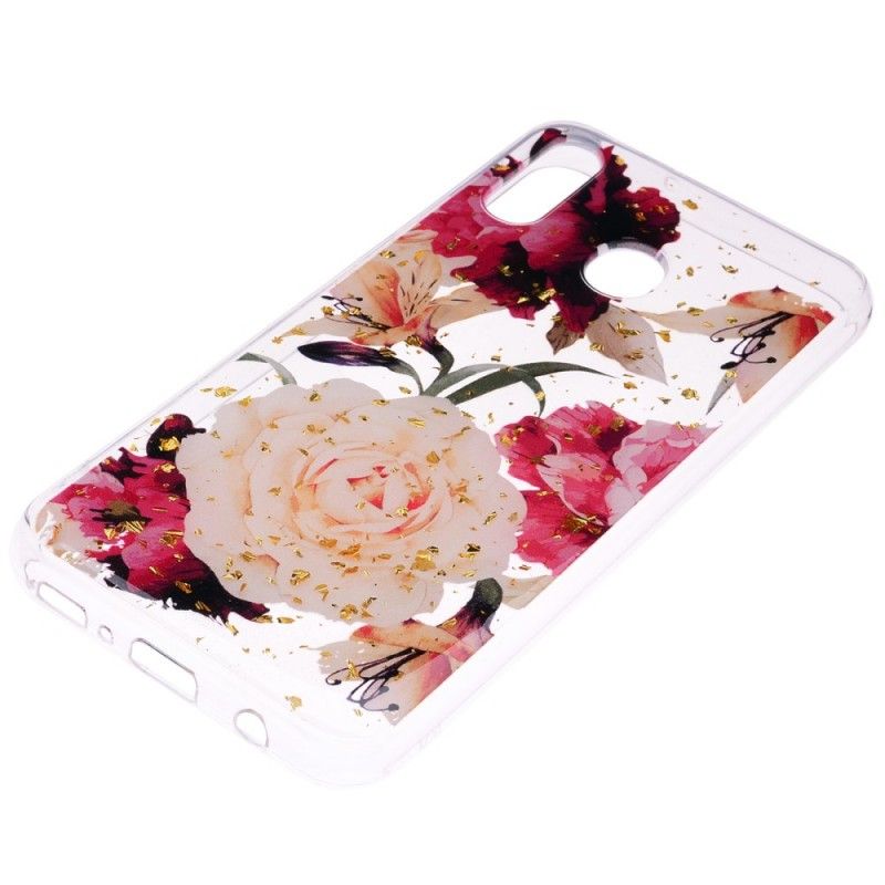 Coque Samsung Galaxy A40 Transparente Superbes Bouquets