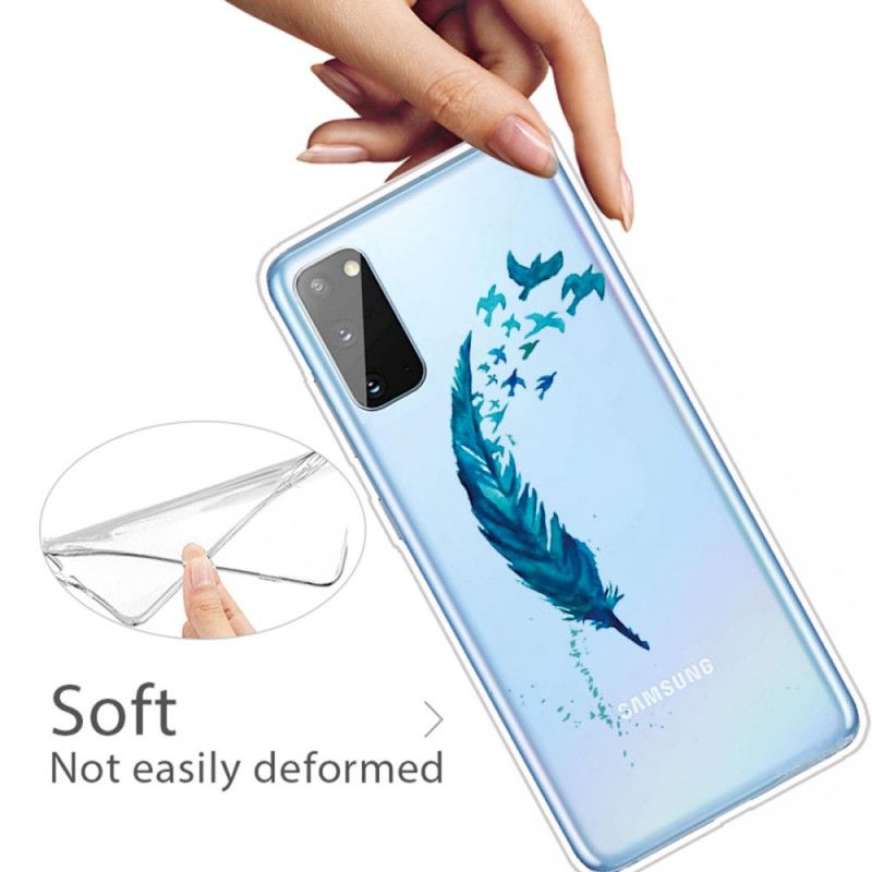 Coque Samsung Galaxy A41 Belle Plume