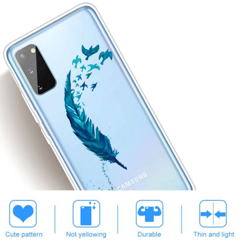 Coque Samsung Galaxy A41 Belle Plume