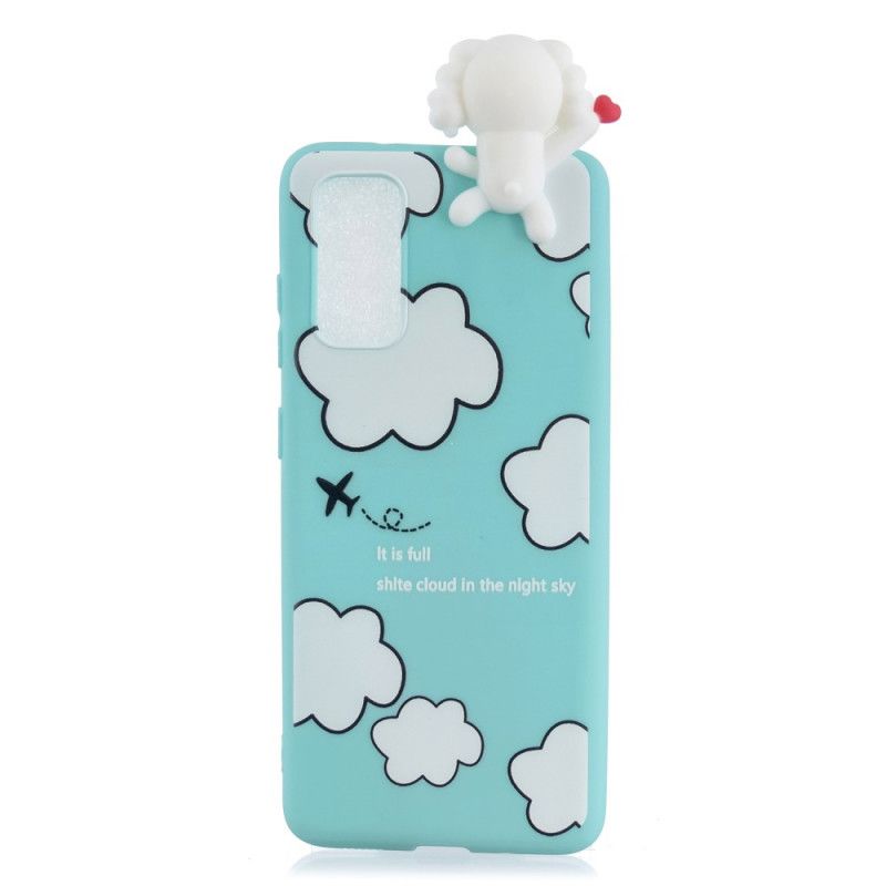 Coque Samsung Galaxy A41 Chien Dans Les Nuages 3d