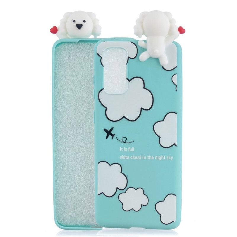 Coque Samsung Galaxy A41 Chien Dans Les Nuages 3d