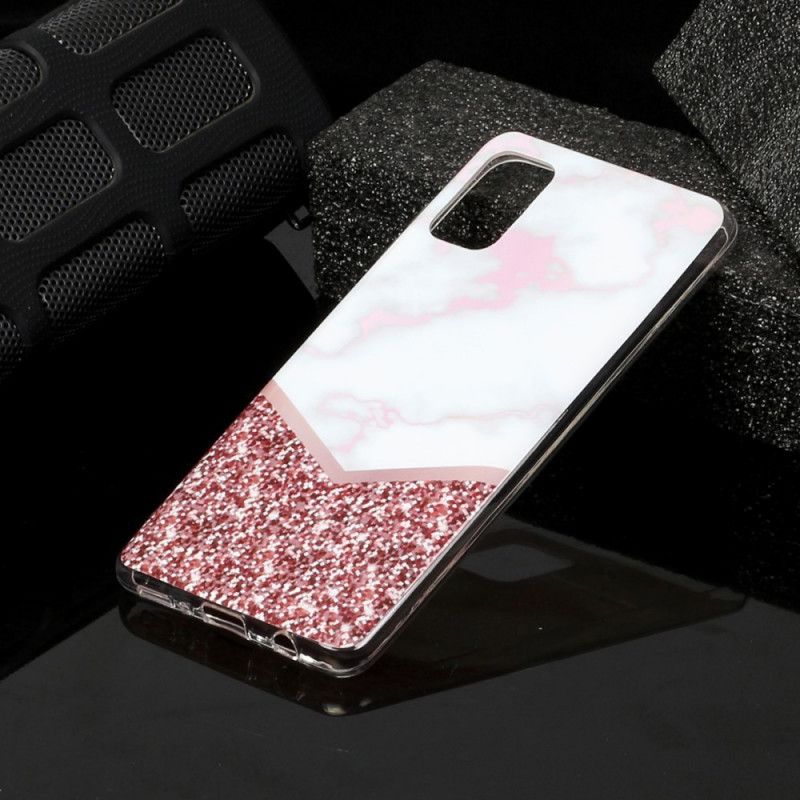 Coque Samsung Galaxy A41 Déclinaison Marbre Géométrie