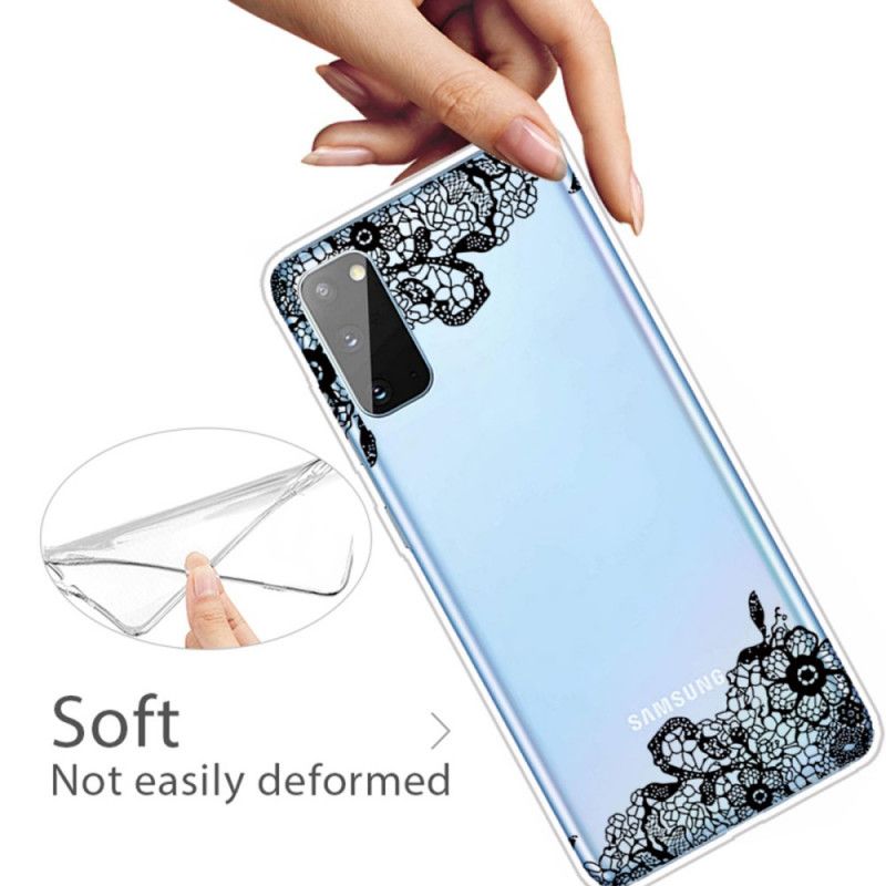 Coque Samsung Galaxy A41 Dentelle Fine