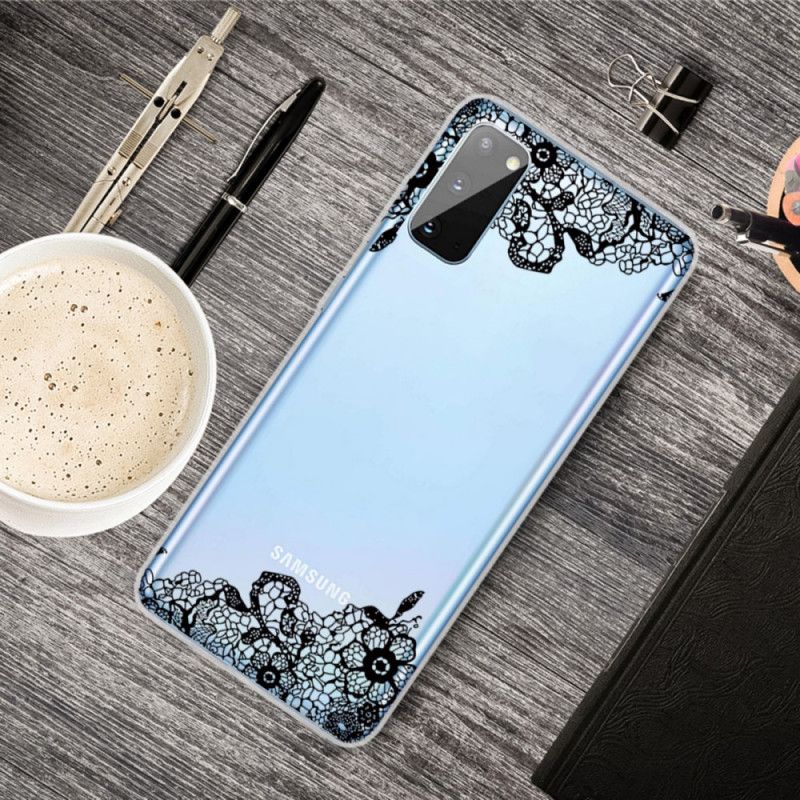 Coque Samsung Galaxy A41 Dentelle Fine