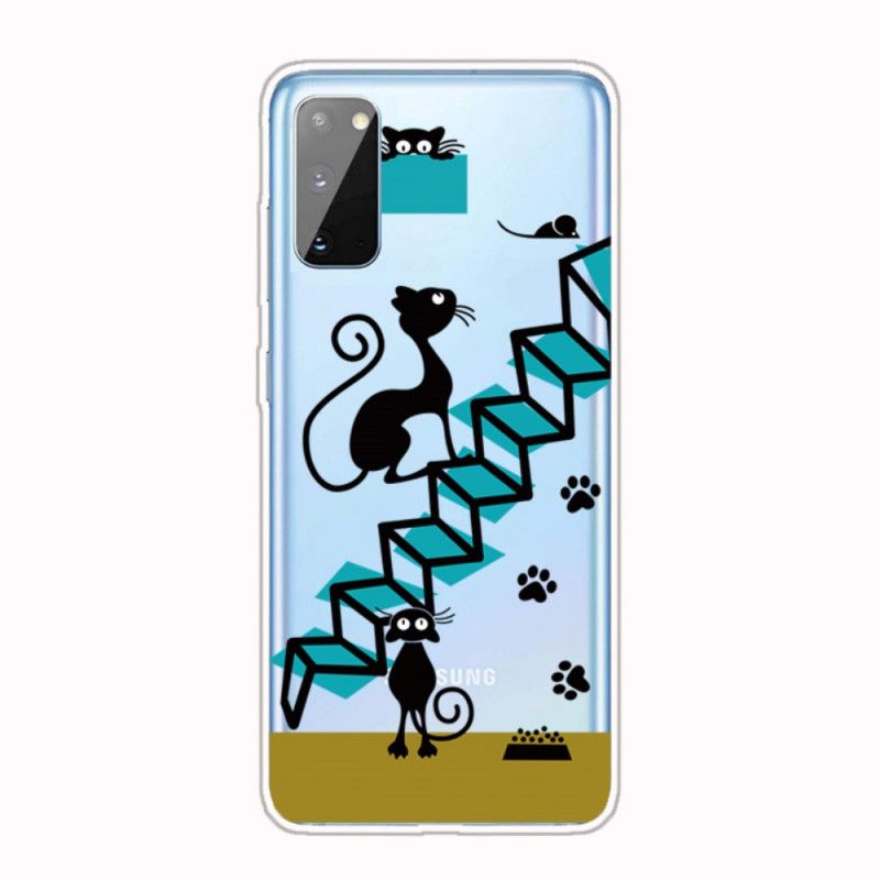 Coque Samsung Galaxy A41 Drôles De Chats