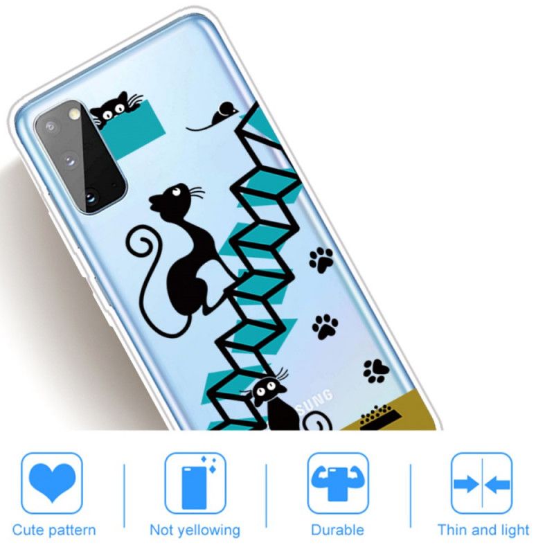 Coque Samsung Galaxy A41 Drôles De Chats